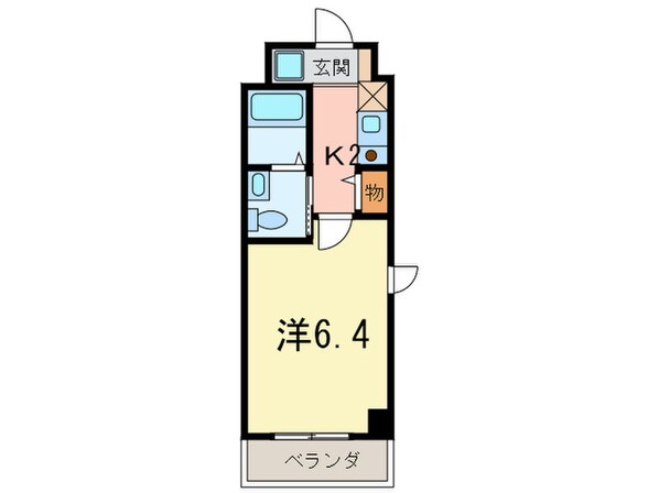 ラディウス森南の物件間取画像